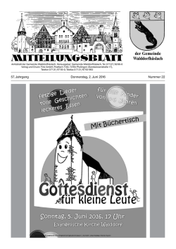 Donnerstag, 02.06.2016 - Gemeinde Walddorfh&auml;slach