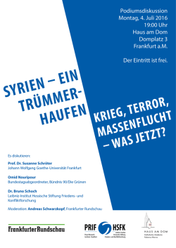 Diskussion Syrien