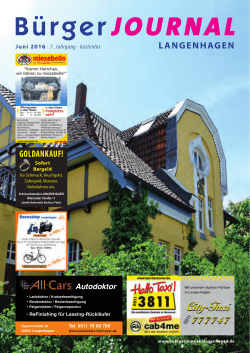 goldankauf! langenhagen - B&uuml;rgerjournal Langenhagen