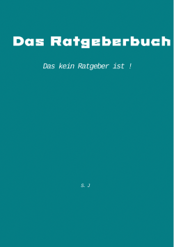 Das Ratgeberbuch