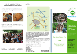 Tag der offenen Tür und Sommerfest der Kinderklinik