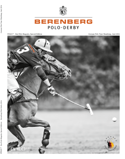 POLO+10 Turniermagazin Berenberg Polo