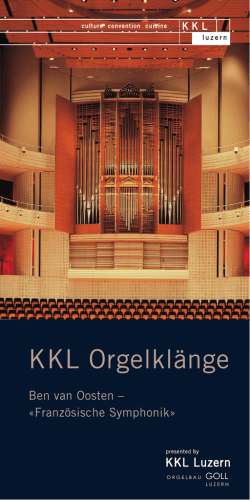KKL Orgelklänge