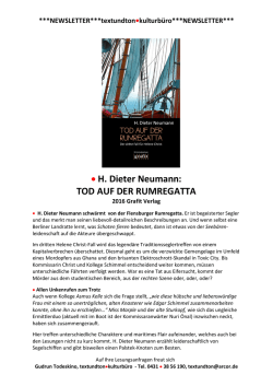 H. Dieter Neumann: TOD AUF DER RUMREGATTA