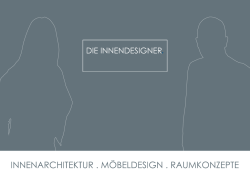 Imagebrosch&uuml;re - die innendesigner.