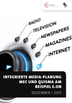 Integrierte Media-Planung bei E.ON Branche