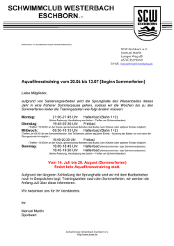 Info_Aquafitness Juni 2016