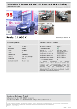 Inserat drucken - Autohaus Bollmann GmbH