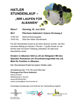 hatler stundenlauf - Katholische Kirche Vorarlberg