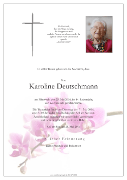 Deutschmann Karoline25.05.2016