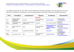 Informationen und die richtigen Ansprechpartner zu allen