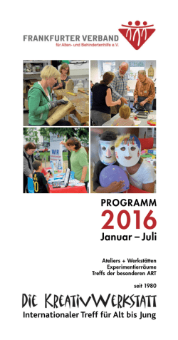Januar &ndash; Juli - Frankfurter Verband