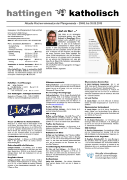 gottesdienste in unserer pfarrgemeinde - mauritiusdom