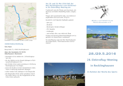 Einladungsflyer als PDF - Modell-Luftsportclub Recklinghausen eV