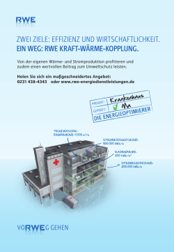 zwei ziele: effizienz und wirtschaftlichkeit. ein weg: rwe kraft