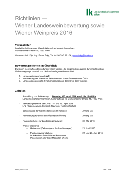 LWB 2016 Richtlinien - LK Wien