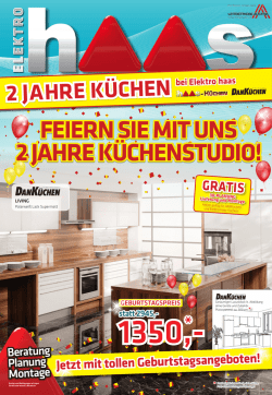 Feiern Sie mit uns 2 Jahre K