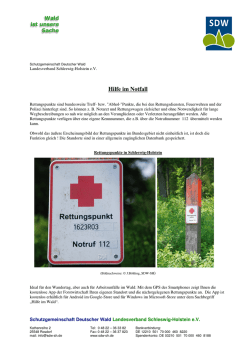 Hilfe im Notfall