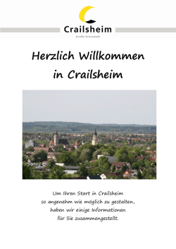 Herzlich Willkommen in Crailsheim