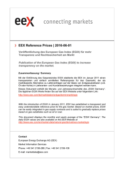 EEX Reference Prices | 2016-06-01