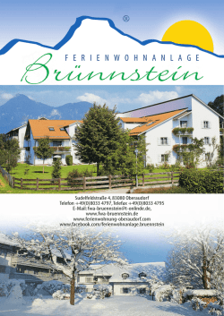 Ferienwohnanlage Br&uuml;nnstein