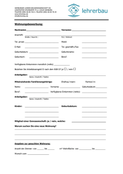Interessentenbogen