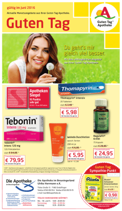 Guten Tag - Die Apotheke im Breuningerland