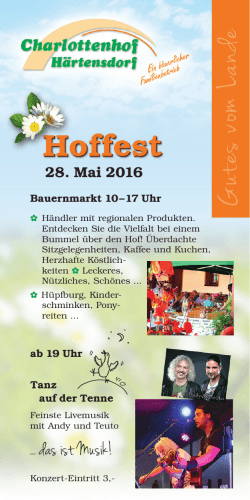 Flyer zum downloaden - Charlottenhof Härtensdorf