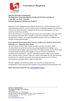 Festwochen in Margareten