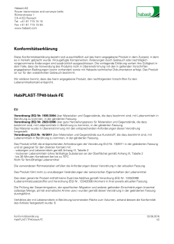 Konformitätserklärung HabiPLAST-TP40-black-FE