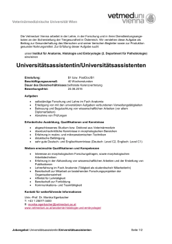 Institut f&uuml;r Anatomie, Histologie und Embryologie