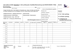 Gutachtenliste - ZAK-Zert