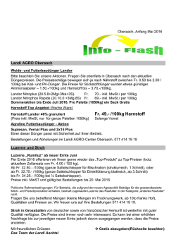 Info Flash - Landi Aachtal
