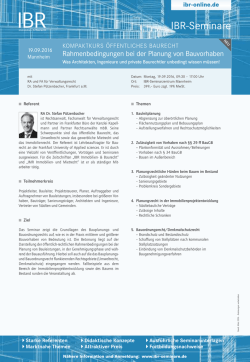 IBR-Seminare - ibr