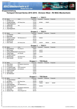 Gruppeneinteilung