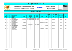 E rgebnisliste - AMC Giessen im ADAC eV
