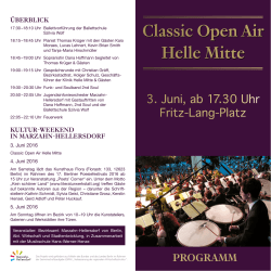 Classic Open Air Helle Mitte