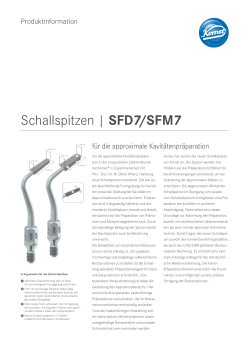 Schallspitzen | SFD7/SFM7