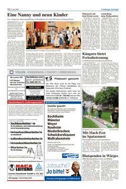 Eine Nanny und neun Kinder