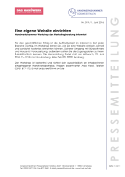 Eine eigene Website einrichten - Business