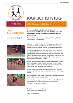 jugi lichtensteig - TURNVEREIN STV Lichtensteig