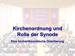 Download: Präsentation Kirchenordnung Scherle