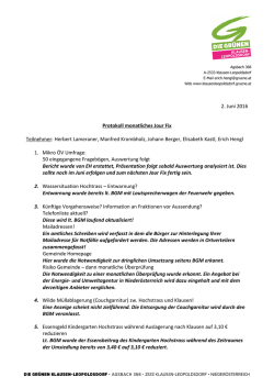 Jour Fix Klausen-Leopoldsdorf 020616