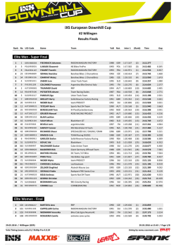 iXS European Downhill Cup