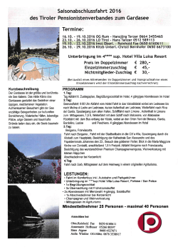 Gardasee 2016 PDF.Datei - Pensionistenverband Österreich