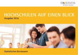 Hochschulen auf einen Blick