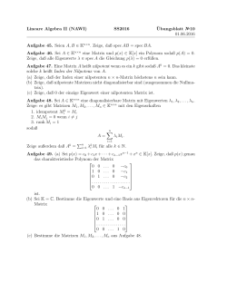 Blatt 10 - Mathematics TU Graz