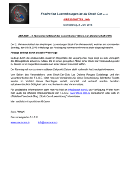 Fédération Luxembourgeoise du Stock-Car asbl