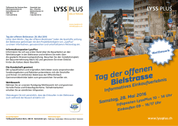 Informationsbrosch&uuml;re Tag der offenen Bielstrasse