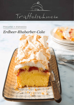 Erdbeer-Rhabarber-Cake